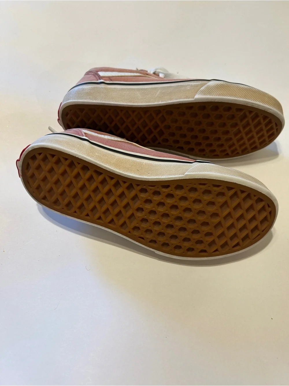 Vans youth Missy sneakers mauve pink size 2 canvas skater shoes